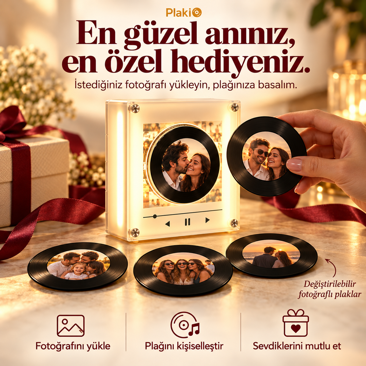 PlakİO Diskli Müzik Kutusu